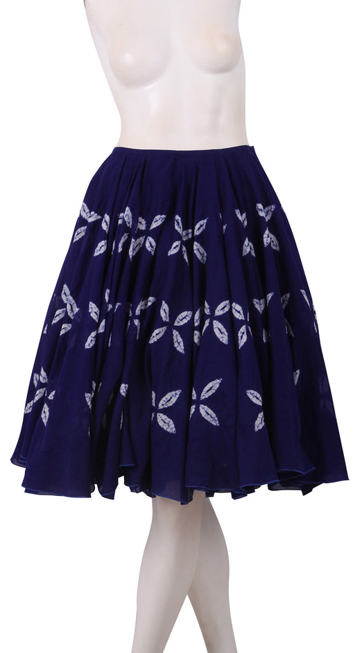 Regular | Cross Lips | Admiral Blue | Front | Skirt By Samantha Sung