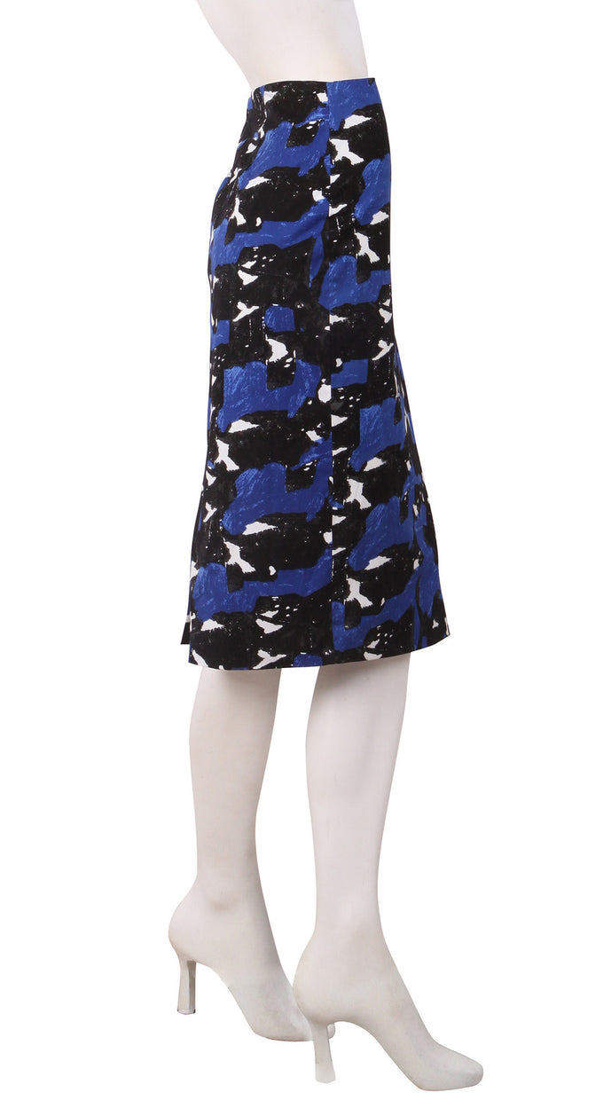 Regular | Degas | Black Cobalt Blue | Right | Skirt By Samantha Sung