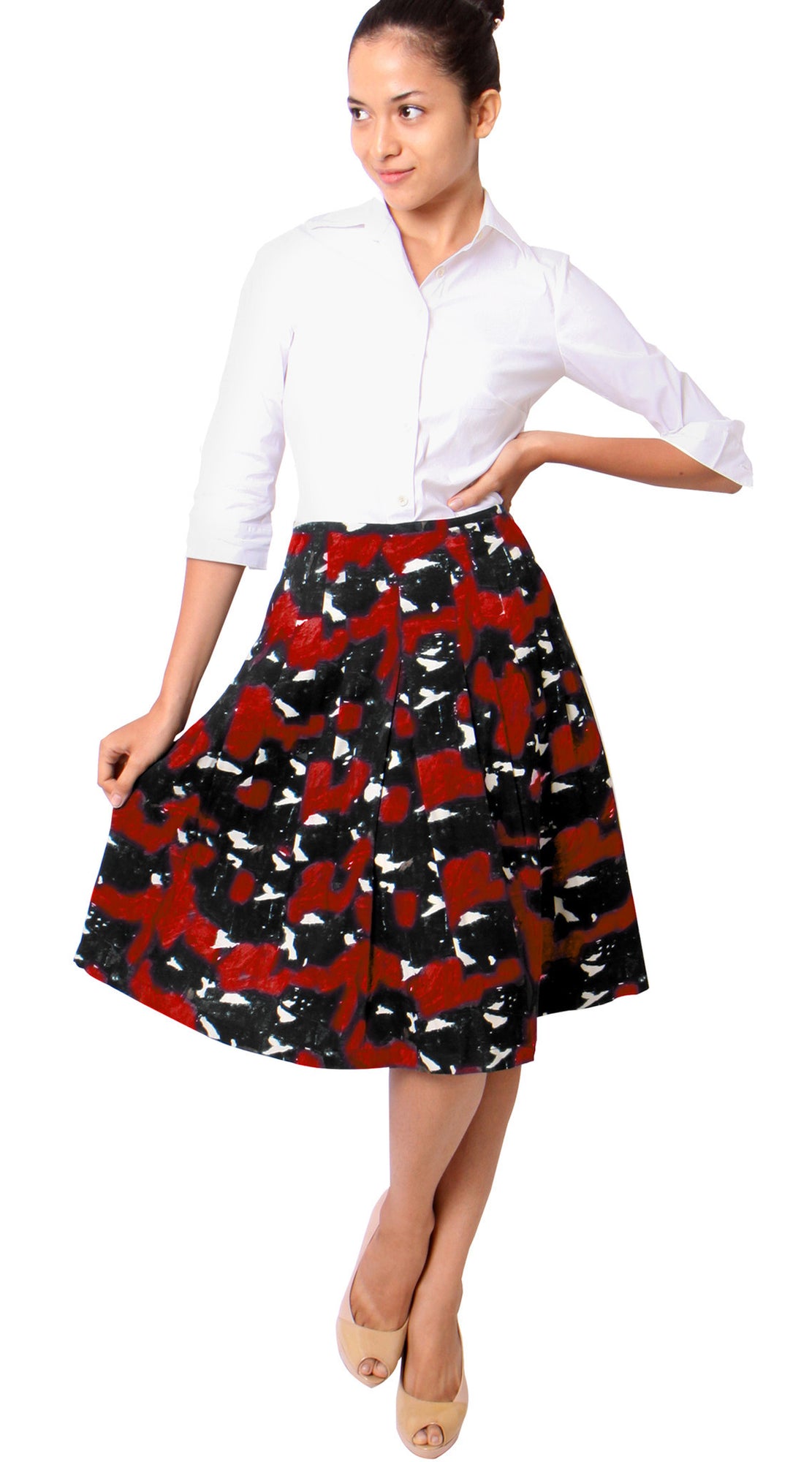 Regular | Degas | Black Blood Red | Style | Skirt By Samantha Sung