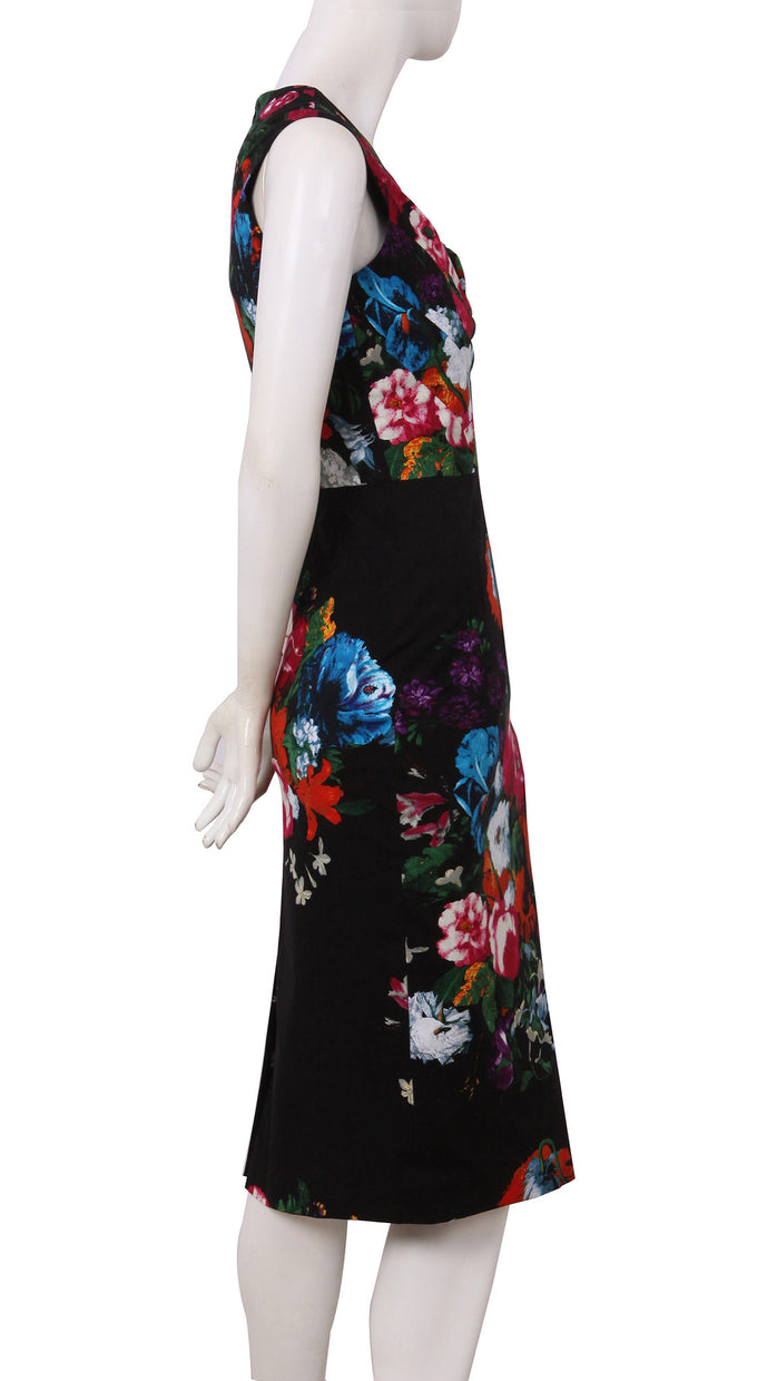 Sleeveless | Dutch Master | Black Rose | Right | Dress By Samantha Sung