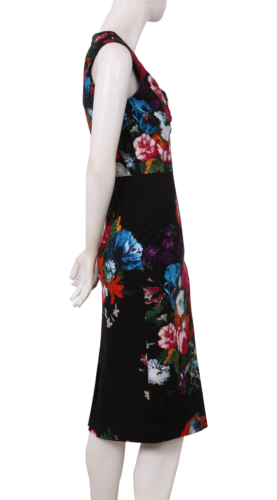 Sleeveless | Dutch Master | Black Rose | Right | Dress By Samantha Sung