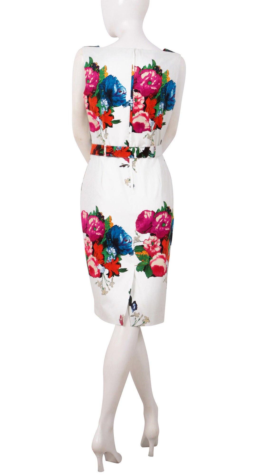 Sleeveless | Dutch Master | Ivory Rose | Back | Dress By Samantha Sung