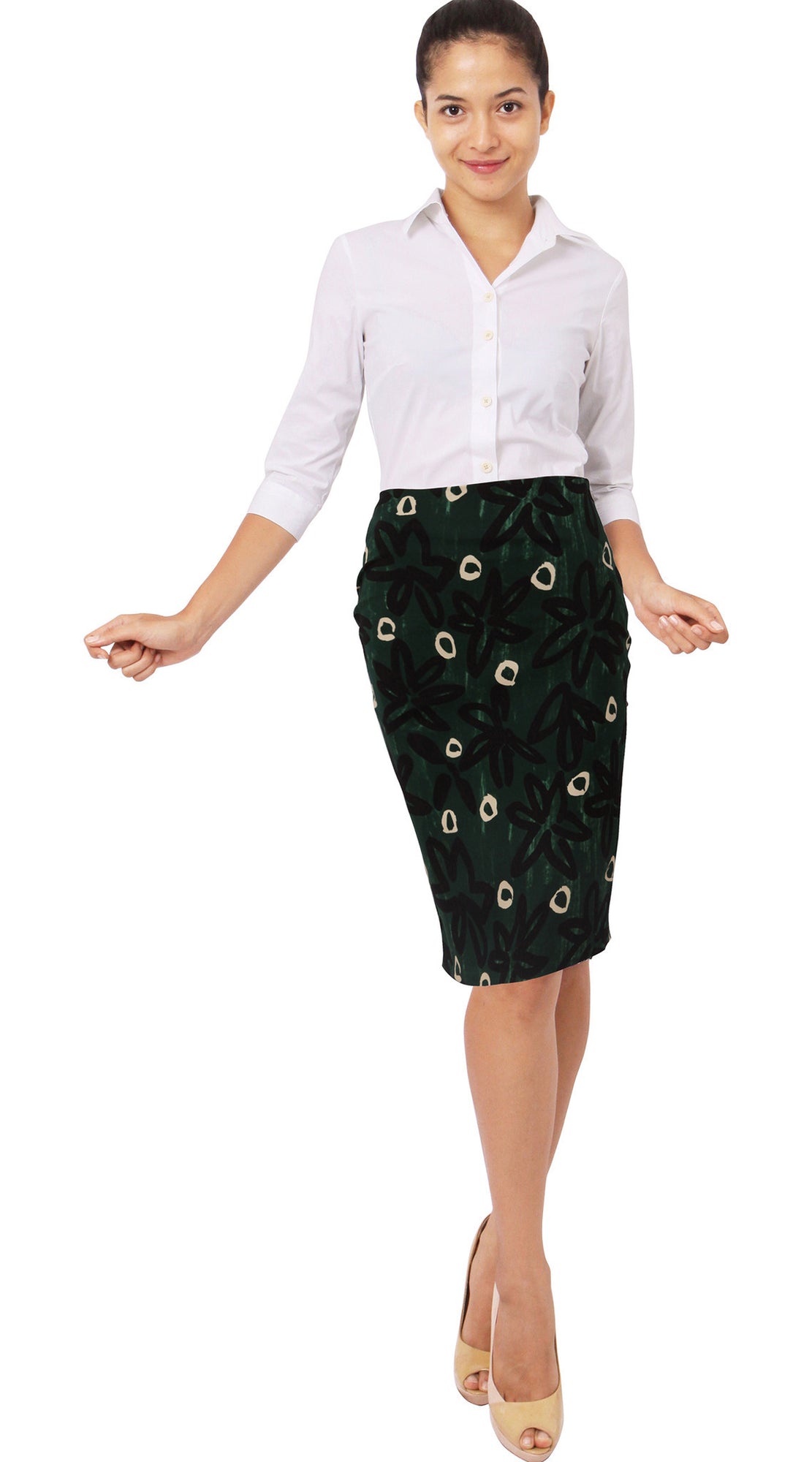 Regular | Grau | Jade Ivory | Style | Skirt By Samantha Sung