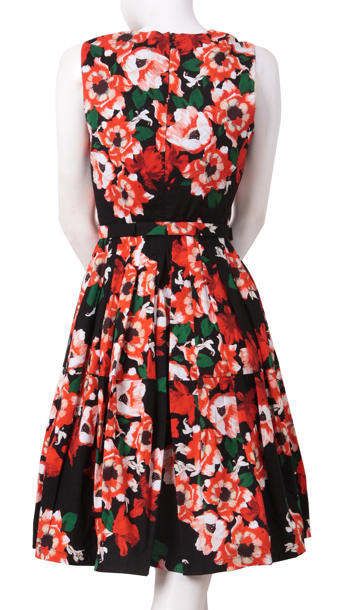 Sleeveless | Holland Master Black | Black Indian Red | Back | Dress By Samantha Sung