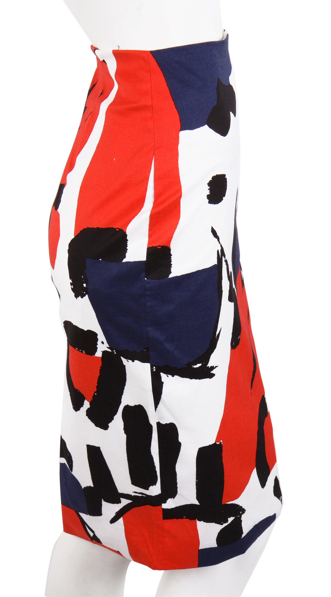 Regular | Jean Arp | White Indian Red | Right | Skirt By Samantha Sung