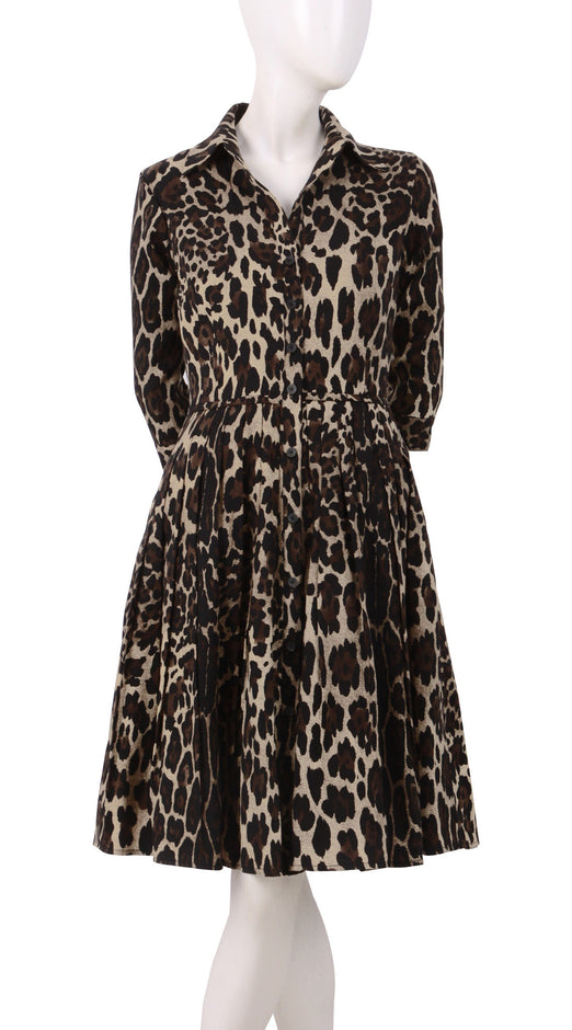 3/4 Sleeve | Kilimanjaro | Camel Black | Style | Shirt Dress By Samantha Sung