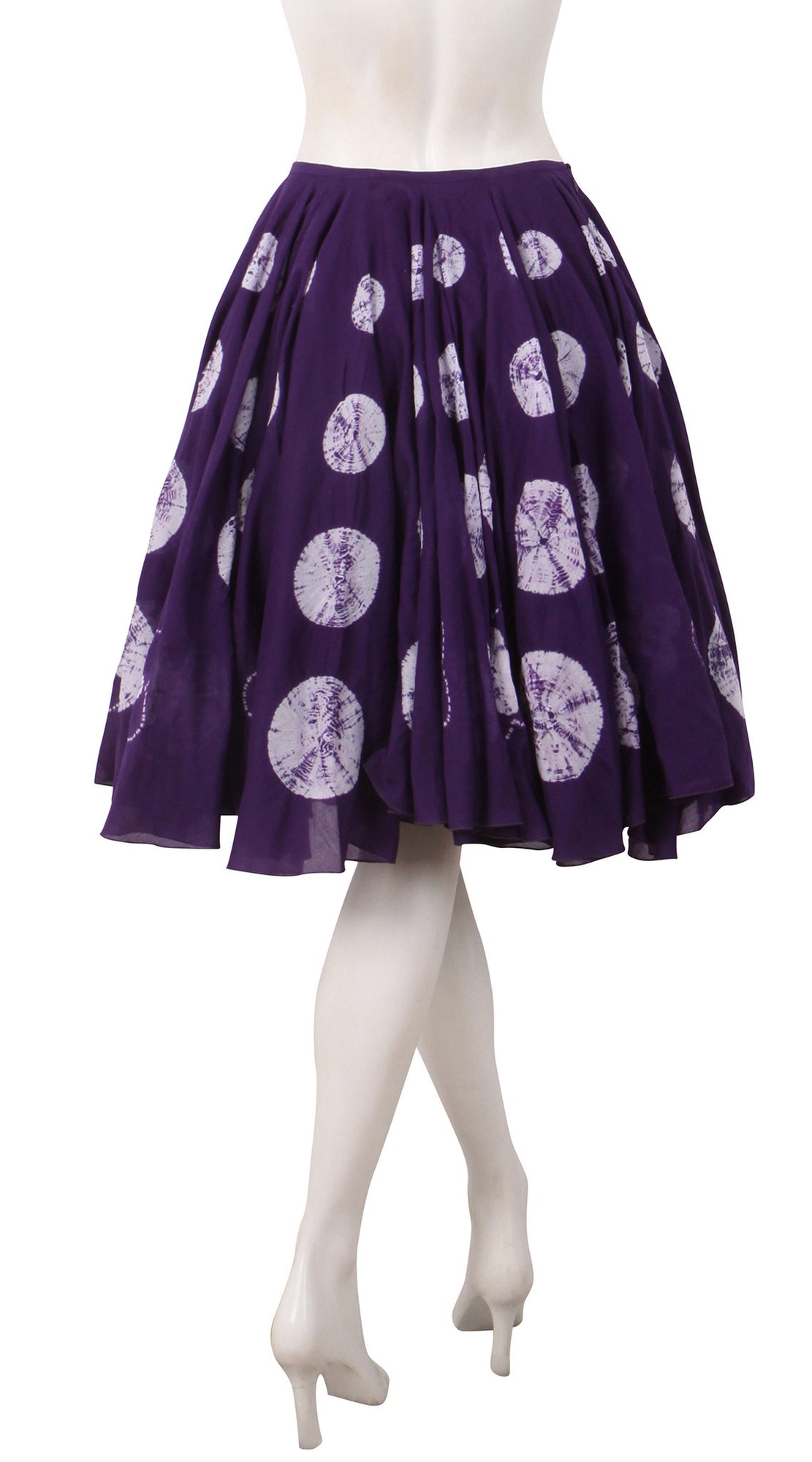 Regular | Multi Shibory | Lilac | Back | Skirt By Samantha Sung