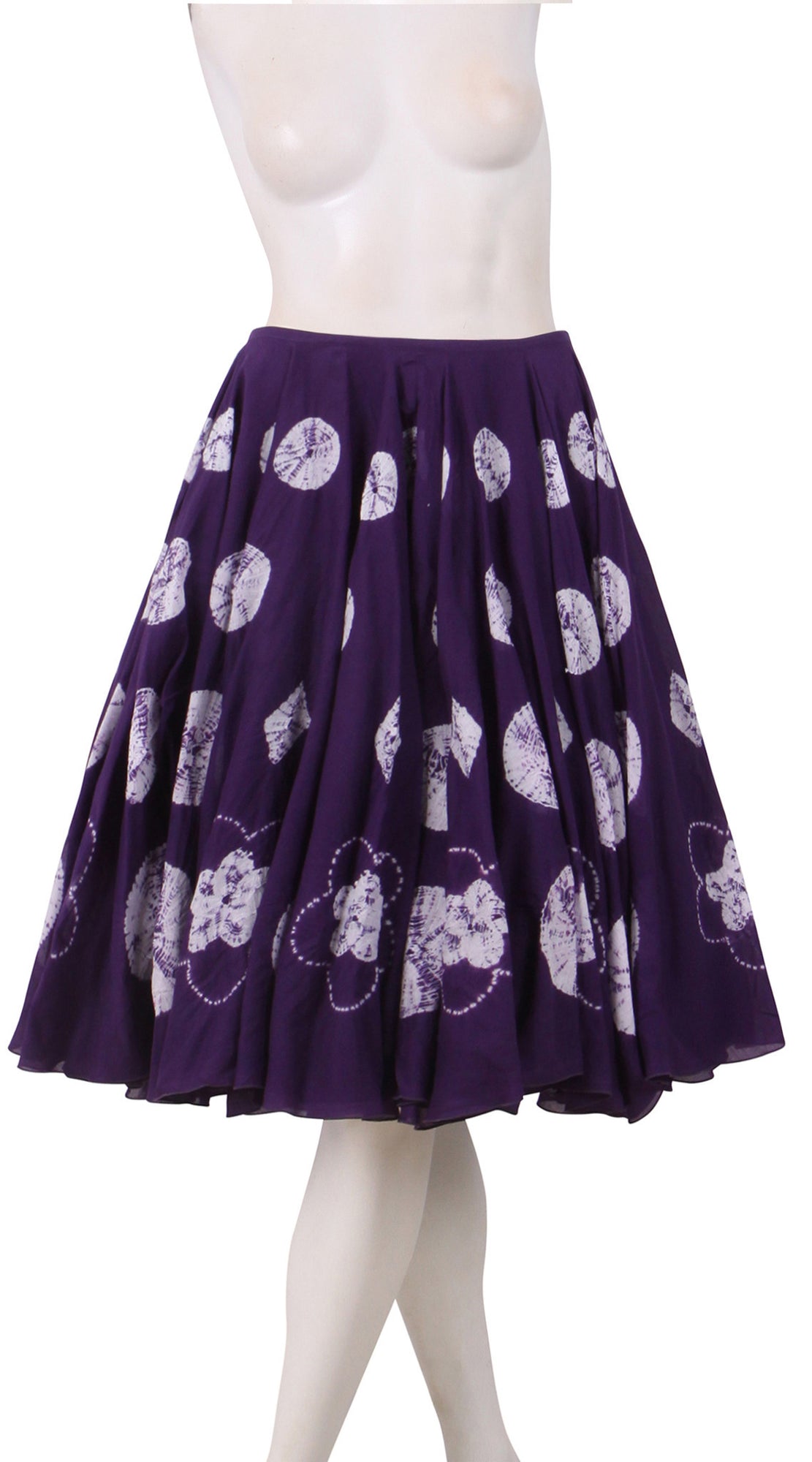 Regular | Multi Shibory | Lilac | Front | Skirt By Samantha Sungb