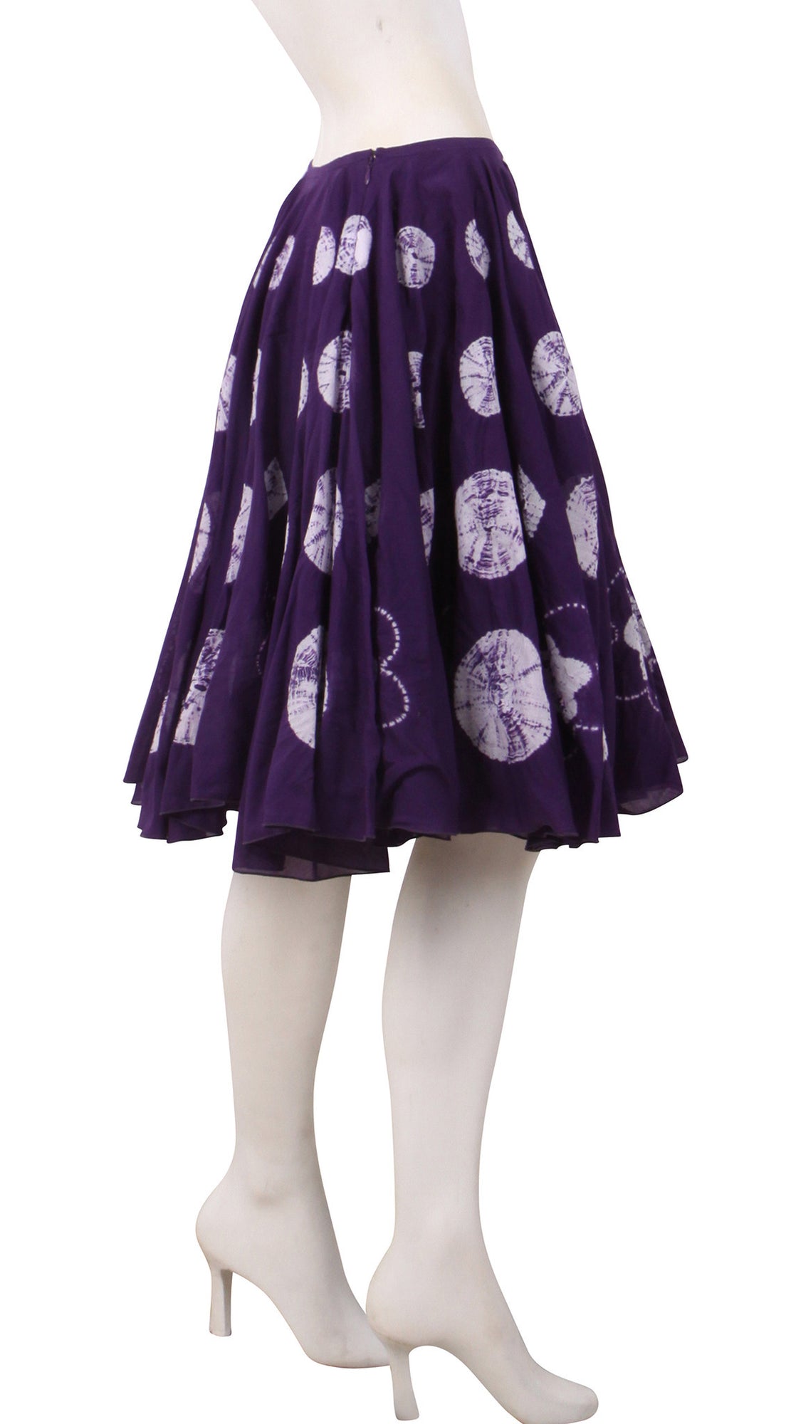 Regular | Multi Shibory | Lilac | Right | Skirt By Samantha Sung