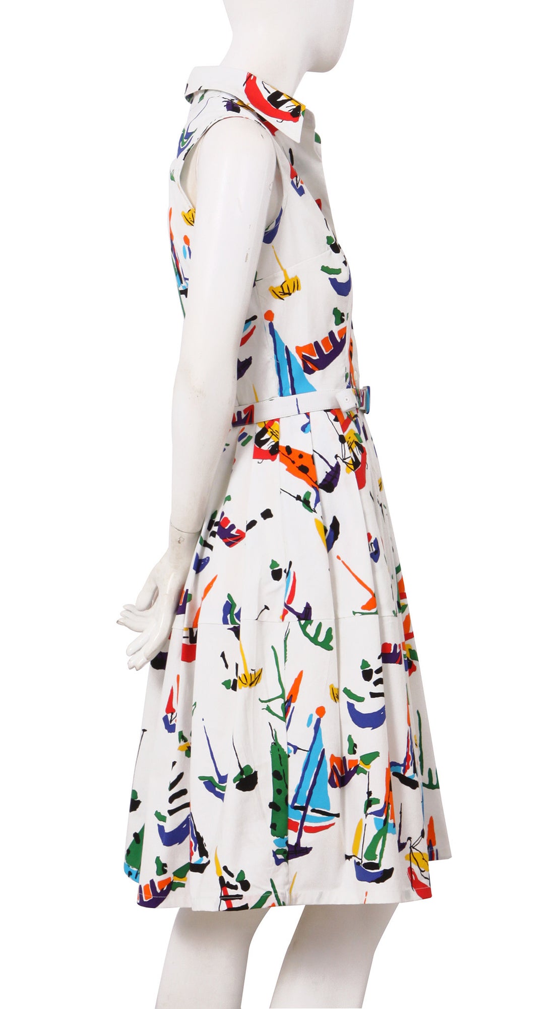 Sleeveless | Sail Boat | Original | Right | Shirt Dress By Samantha Sung