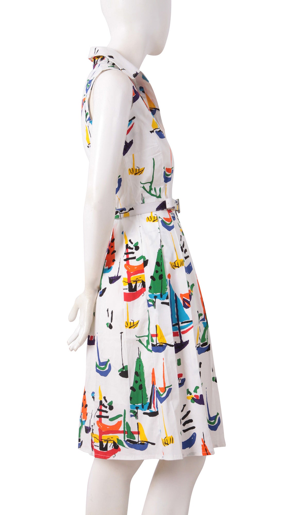 Sleeveless | Sail Boat | Original | Right | Shirt Dress By Samantha Sung