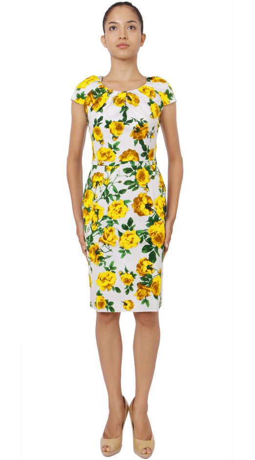Cap Sleeve | Sicilian Rose | White Lilac | Front-1 | Dress By Samantha Sung
