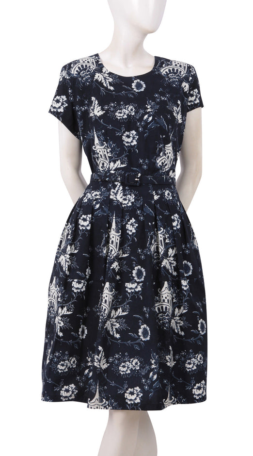 Short Sleeve | Sunshine Indigo | White Indigo | Style | Dress By Samantha Sung