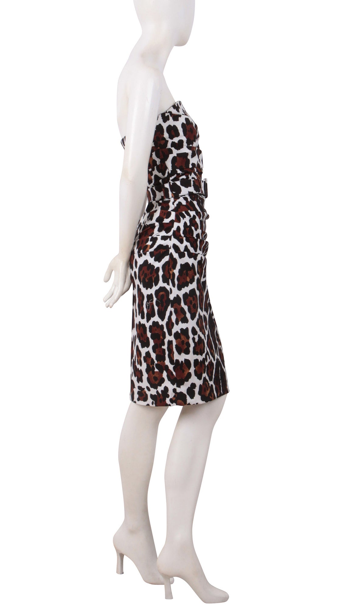 Strapless | White Jaguar | White Camel | Right | Dress By Samantha Sung