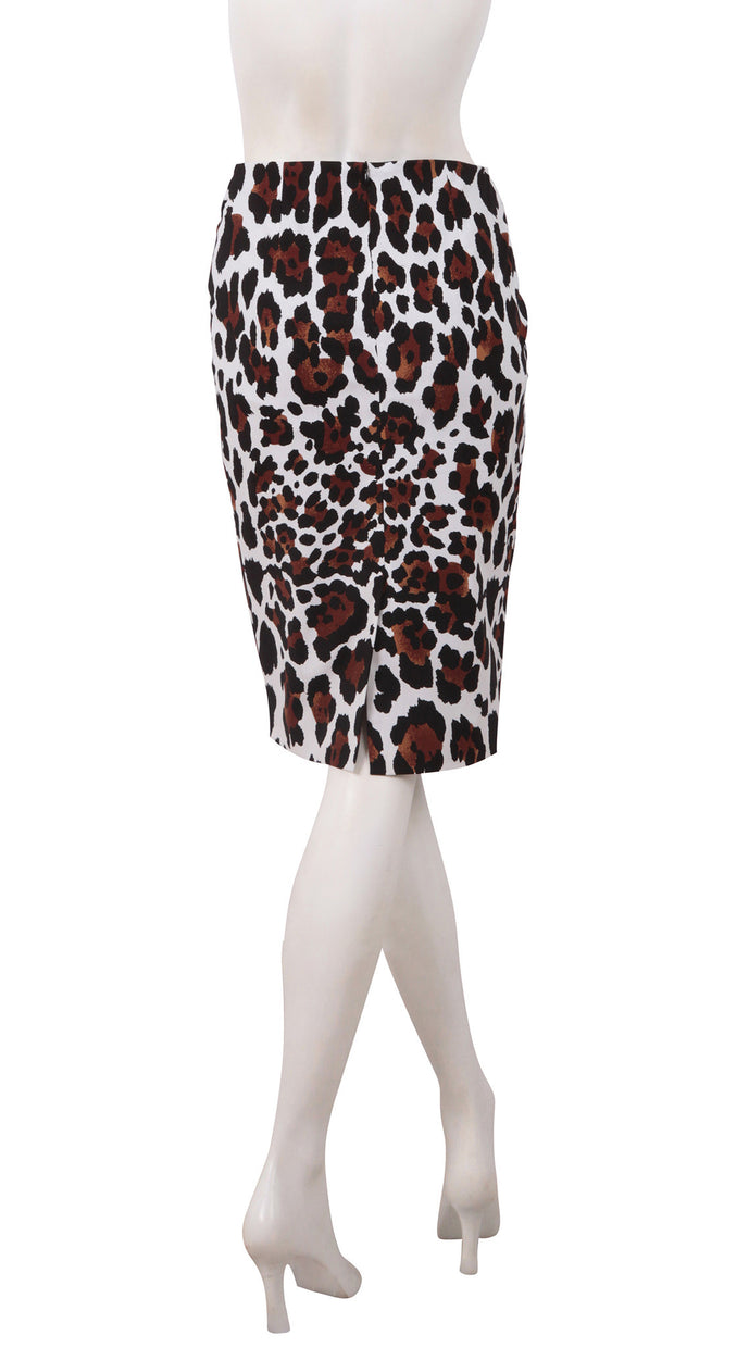Regular | White Jaguar | White Camel | Back | Skirt By Samantha Sung