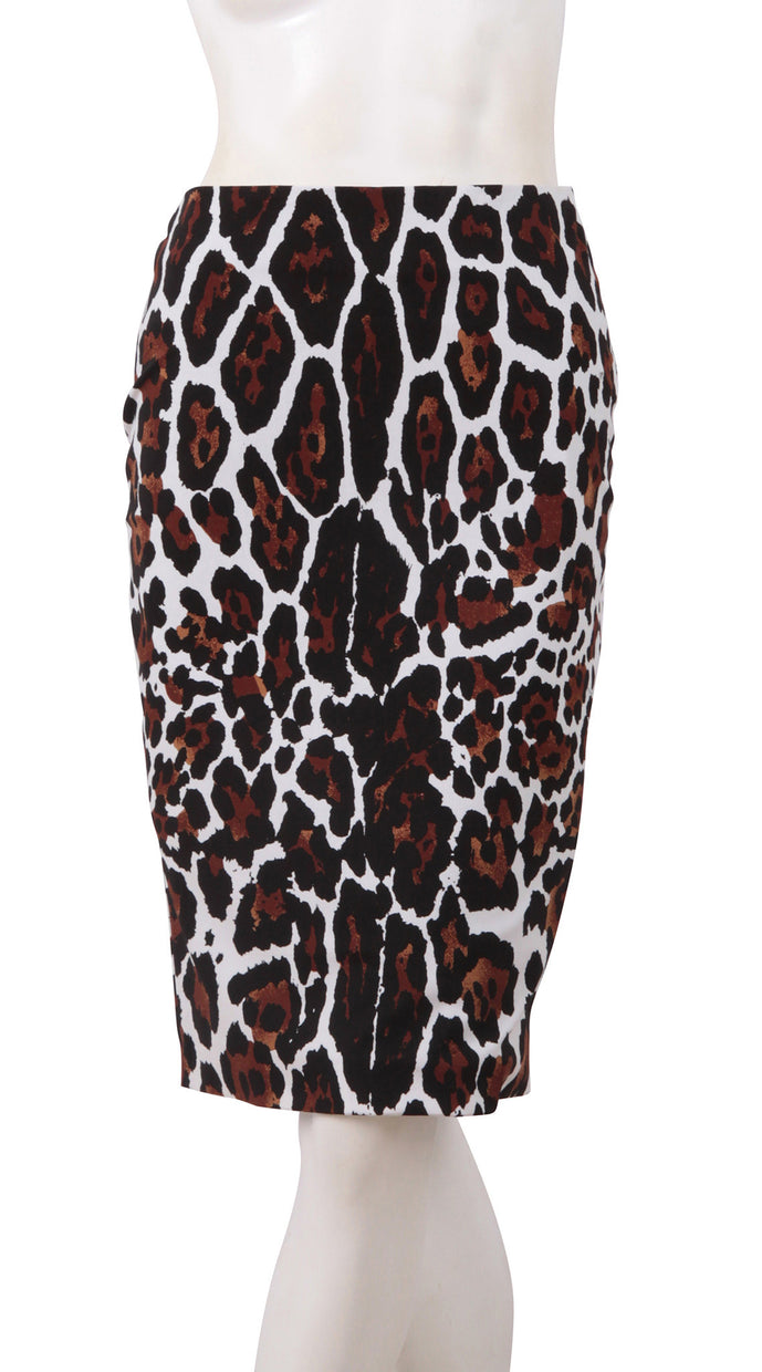 Regular | White Jaguar | White Camel | Front | Skirt By Samantha Sung