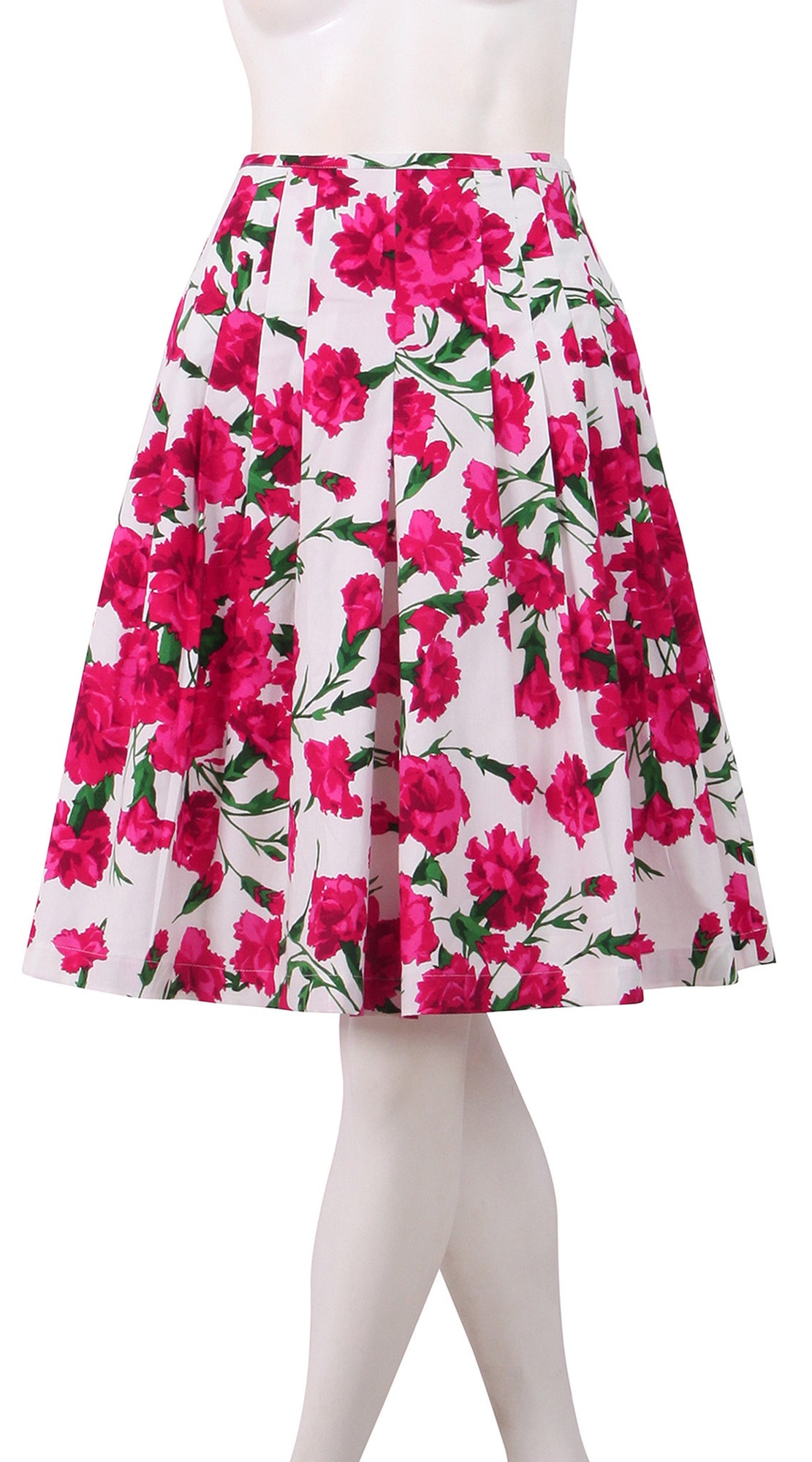 Regular | Carnation | White Rose | Front | Skirt By Samantha Sung
