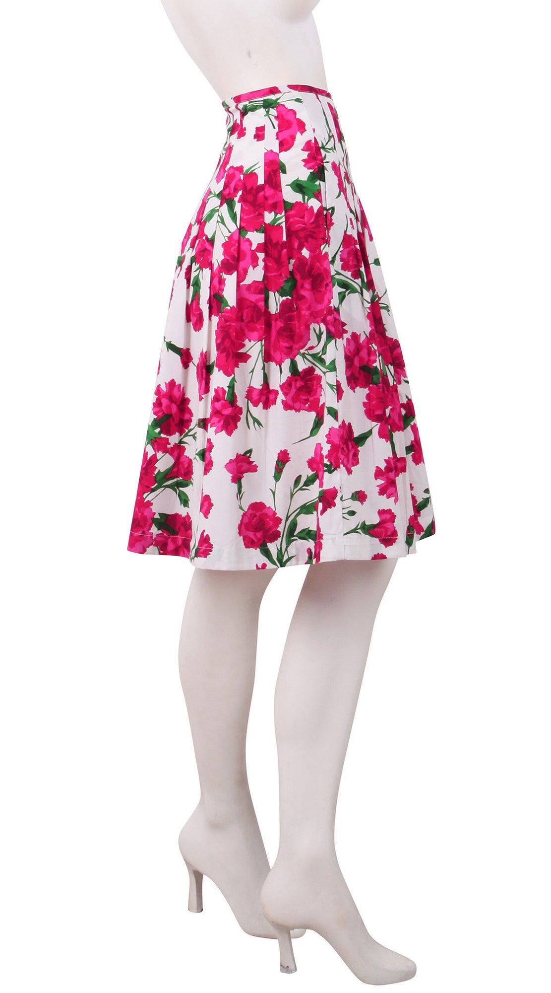 Zelda Skirt Cotton Stretch (Carnation)