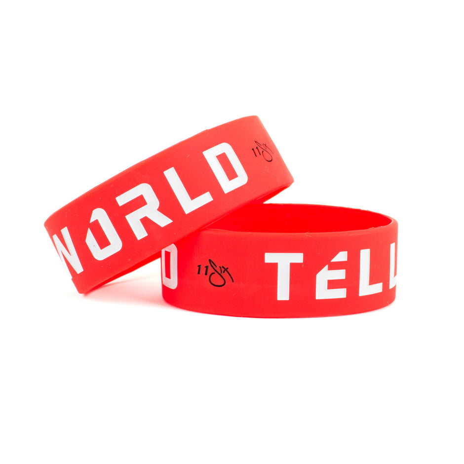 'Tell The World' Wristband